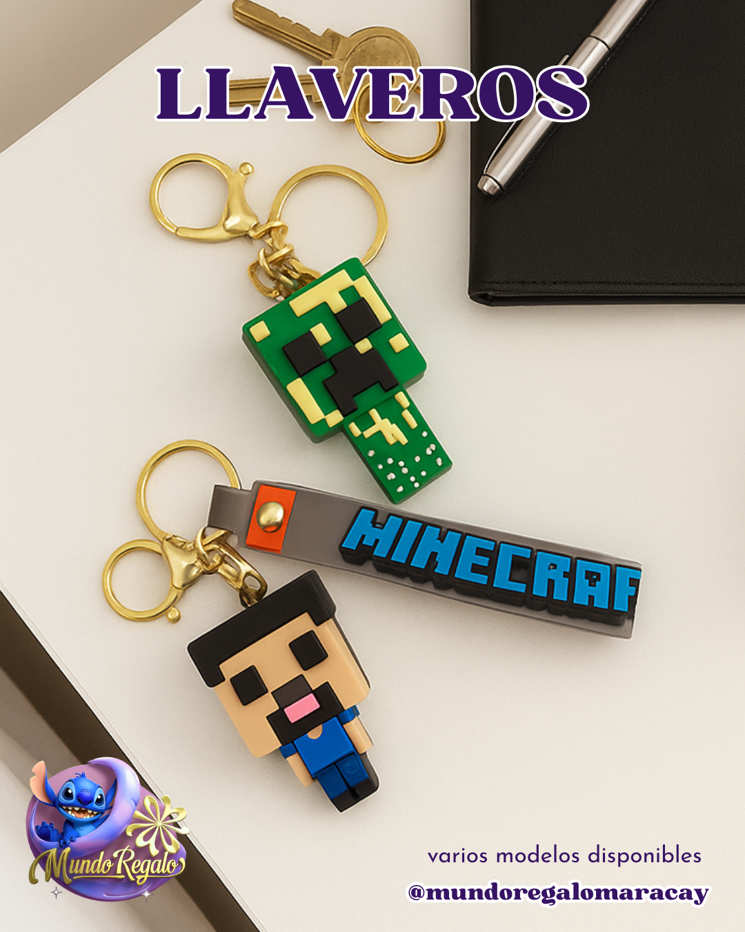 Llavero Minecraf