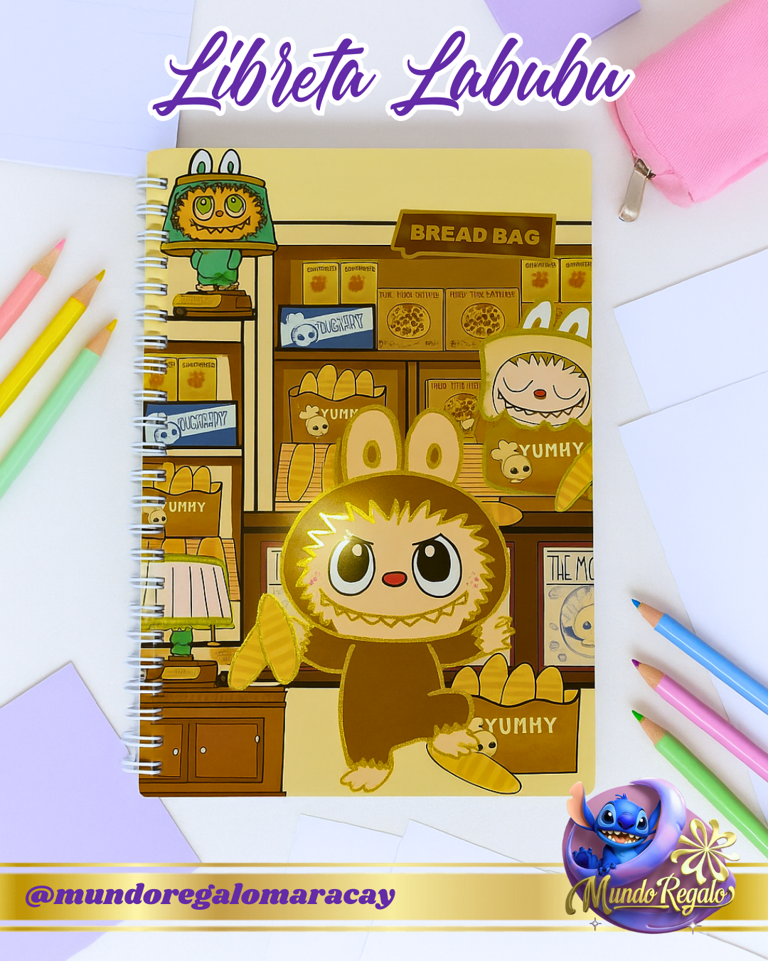 Libreta Labubu